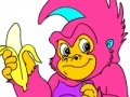 Mäng Playful Monkeys Coloring 