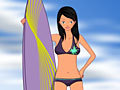 Mäng Surfer Girl Dress Up