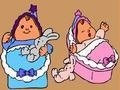 Mäng Online coloring baby twins