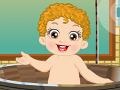 Mäng Cute Little Baby Bathing