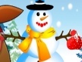 Mäng Pou Girl sculpts snowman