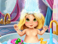 Mäng Rapunzel Baby Bath