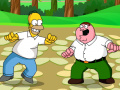 Mäng Street fight Homer Simpson Peter Griffin