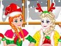 Mäng Elsa And Anna Christmas Day