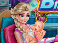 Mäng Frozen Elsa Birth Caring