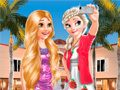 Mäng Frozen And Rapunzel Fashion Selfie