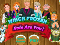 Mäng Which Frozen Role Are You