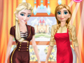 Mäng Elsa And Anna Work Dress Up  