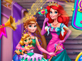 Mäng Anna And Ariel Princess Ball Dress Up