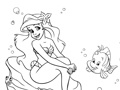Mäng Mermaid: Coloring For Kids