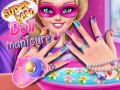 Mäng Superhero doll manicure