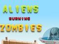 Mäng Aliens Burning Zombies
