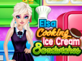 Mäng Elsa Cooking Ice Cream Sandwiches