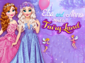 Mäng Elsa and Anna Sent to Fairyland