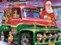 Mäng Santa Trucks Jigsaw