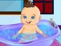 Mäng Cute Baby Bathing