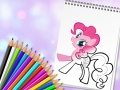 Mäng Cute Pony Coloring Book