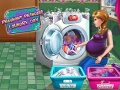 Mäng Pregnant Princess Laundry Day