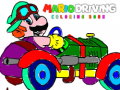 Mäng Mario Driving Coloring Book