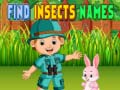 Mäng Find Insects Names