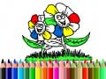 Mäng Back to School: Flowers Coloring