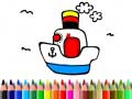Mäng Back to School: Boat Coloring