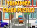 Mäng Transport Board Puzzles