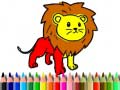Mäng Back To School: Lion Coloring Book