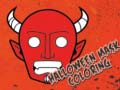 Mäng Halloween Mask Coloring Book