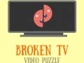 Mäng Broken TV Video Puzzle