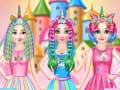 Mäng Princesses Rainbow Unicorn Hair Salon