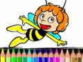 Mäng Back To School Maja the Bee Coloring Book