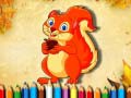 Mäng Squirrel Coloring Book
