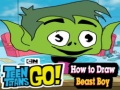Mäng How to Draw Beast Boy