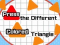 Mäng Press The Different Colored Triangle