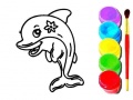 Mäng Dolphin Coloring Book