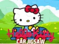 Mäng Hello Kitty Car Jigsaw