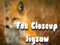 Mäng Fox Closeup Jigsaw