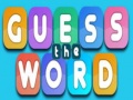 Mäng Guess The Word