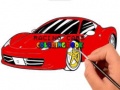 Mäng Racing Cars Coloring book