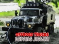 Mäng Offroad Trucks Driving Jigsaw