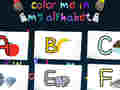 Mäng Color Me In My Alphabet
