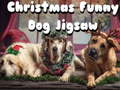 Mäng Christmas Funny Dog Jigsaw