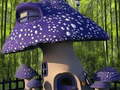 Mäng Funny Mushroom Houses Jigsaw