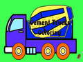 Mäng Cement Trucks Coloring