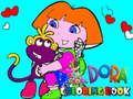 Mäng Back To School Coloring Book Dora