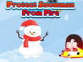 Mäng Protect Snowman From Fire