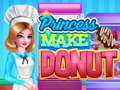 Mäng Princess Make Donut Cooking