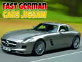 Mäng Fast German Cars Jigsaw