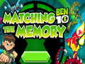 Mäng Ben 10 Matching The Memory